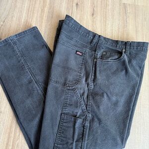 Dickies Relaxed Carpenter Jeans in Washed Black Size 42x32